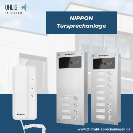 Katalog Nipppon Türsprechanlage und Klingelanlage für Mehrparteienhaus
